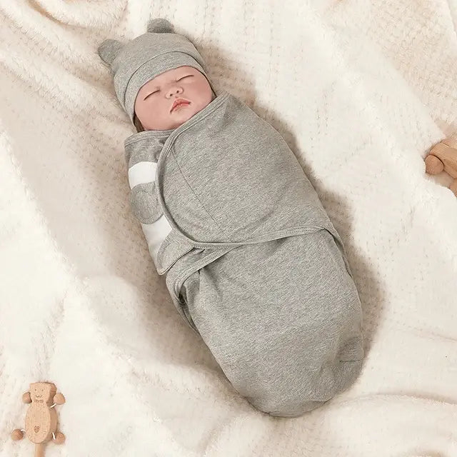 Newborn Swaddle With Hat