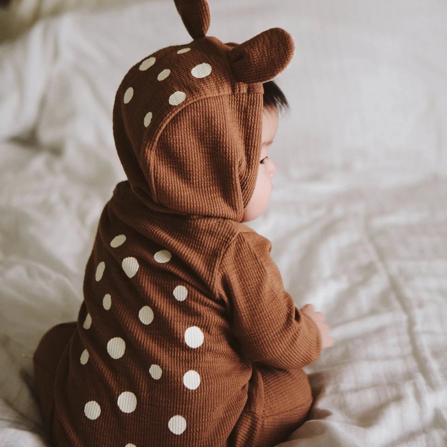 Baby Deer Hooded Jumpsuit