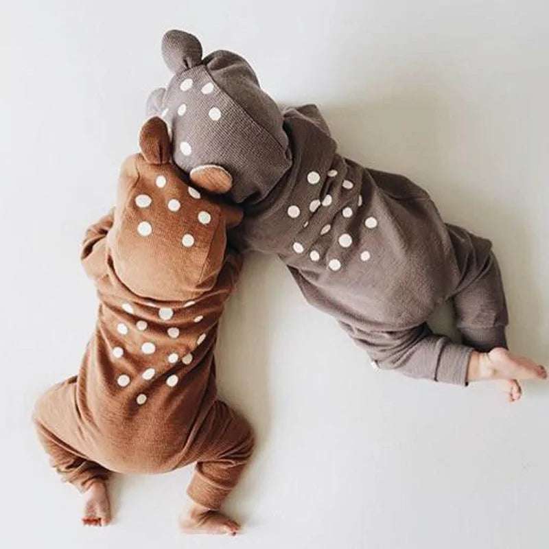 Baby Deer Hooded Jumpsuit