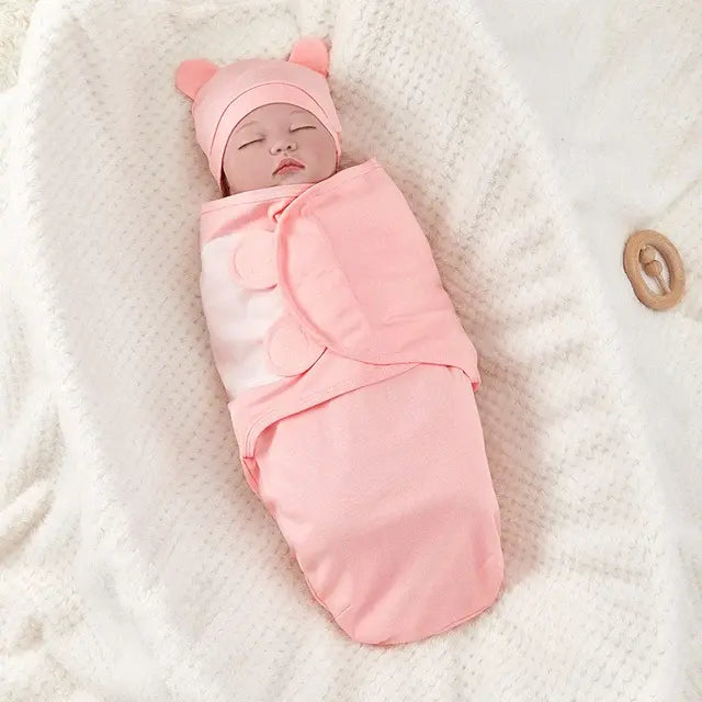 Newborn Swaddle With Hat