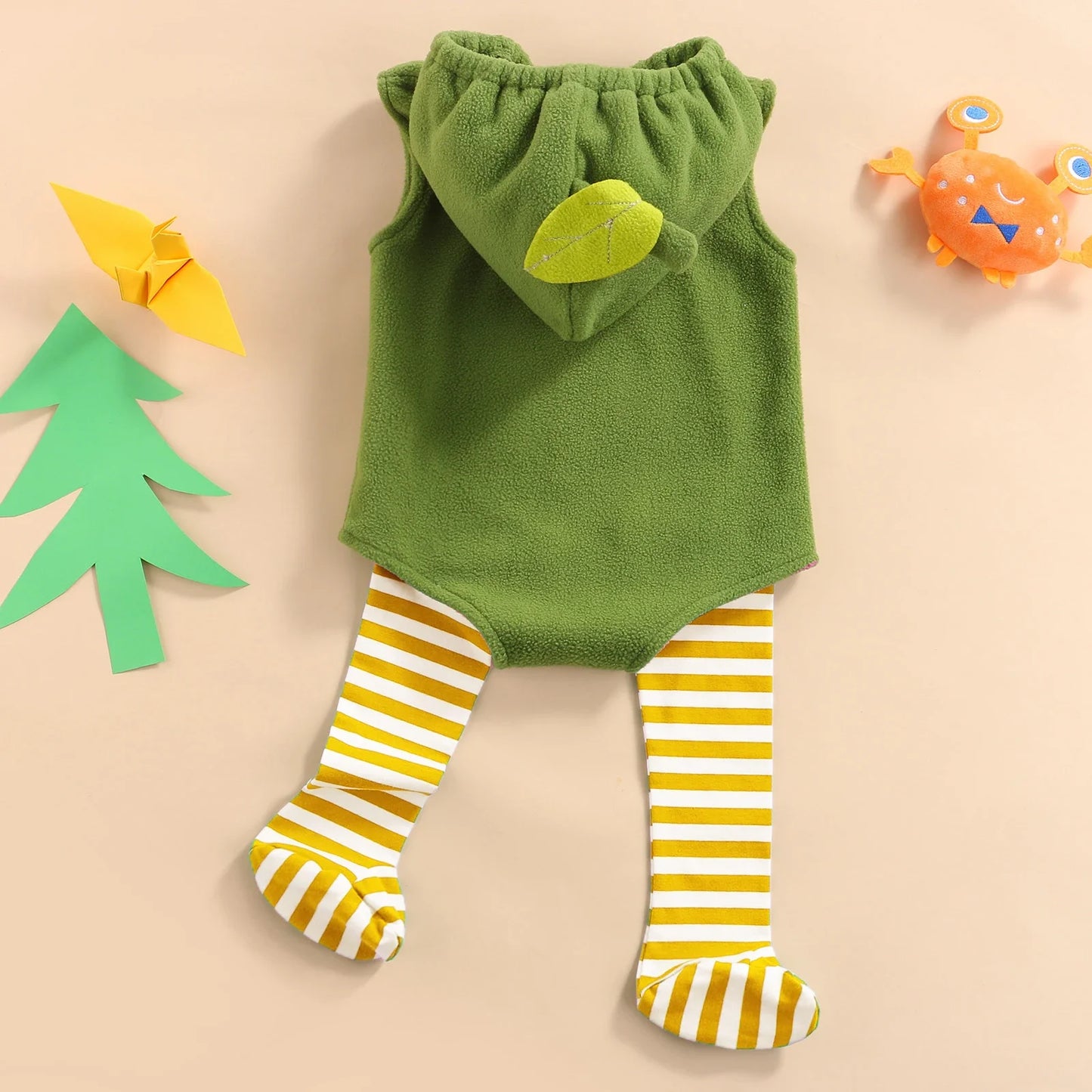 Avocado Baby Hooded Romper