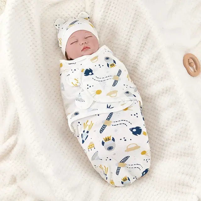 Newborn Swaddle With Hat